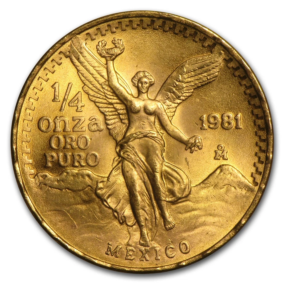 México 1981 1/4 oz oro Libertad BU Foto 1 de 2