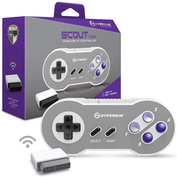 "Scout" Premium Wireless Bluetooth SNES Controller [Hyperkin] - Image 1 of 1