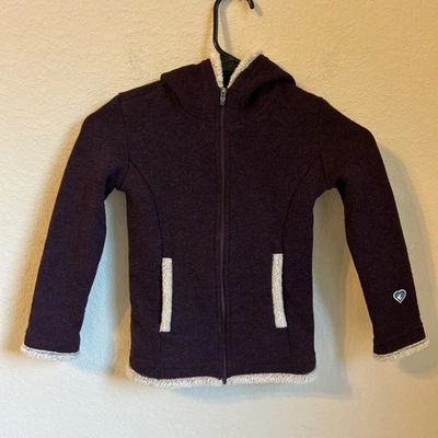 Kuhl Purple Maroon Full Zip Hooded Youth Jacket Size XS 5/6 - Image 1 of 4
