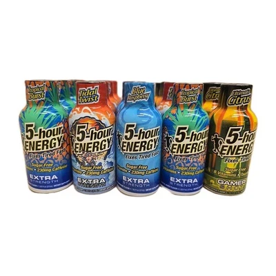 20-5 horas de energía extra fuerza, sabores mixtos, 2027, sellado, giro de marea, cítricos Foto 1 de 4