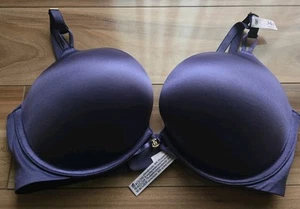 NWT Victorias secret add 2 cups padded push up bra 34D purple Valiant Bombshell - Picture 1 of 5
