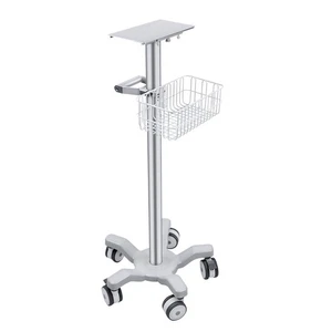 Rolling Stand Patient Monitor Trolley Cart with Basket for Mindray Comen Philips - Picture 1 of 9