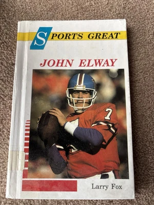 John Elway Sports Great Library Binding Larry Fox - Image 1 of 4