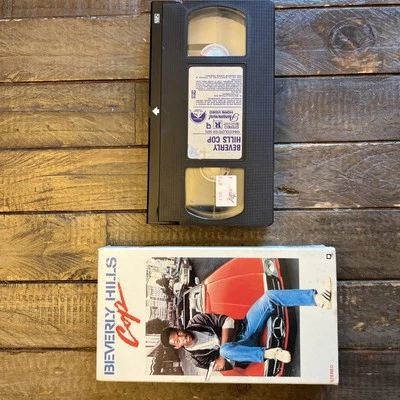 Beverly Hills Cop VHS 1985 Paramount Home Video White Case Video Tape Vintage - Image 1 of 2
