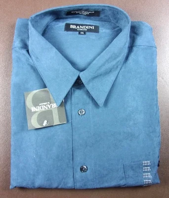 CAMISA HOMBRE XXL BRANDINI MANGA LARGA 88% POLIÉSTER 12% NYLON NUEVA - NUEVA CON ETIQUETAS Foto 1 de 2