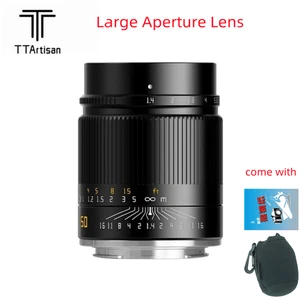 TTArtisan 50mm F1.4 Full Frame MF Lens for Leica L SL2 Panasonic S5 S1R Camera - Picture 1 of 16