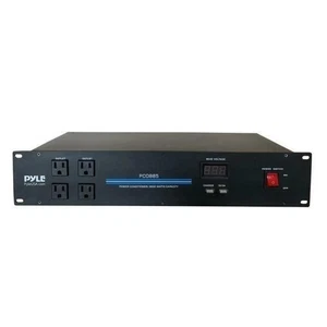 Pyle 19" Rack Mount Power Supply USB Chargeport 20 Outlets 3600 Watt 120V - Picture 1 of 7