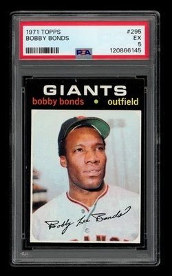 Topps Set-Break #295 1971 Bobby Bonds PSA 5 EX Foto 1 de 3