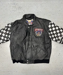 VTG NASCAR 50th Anniversary Jeff Hamilton Jacket - Black - Size X-Large - Picture 1 of 12