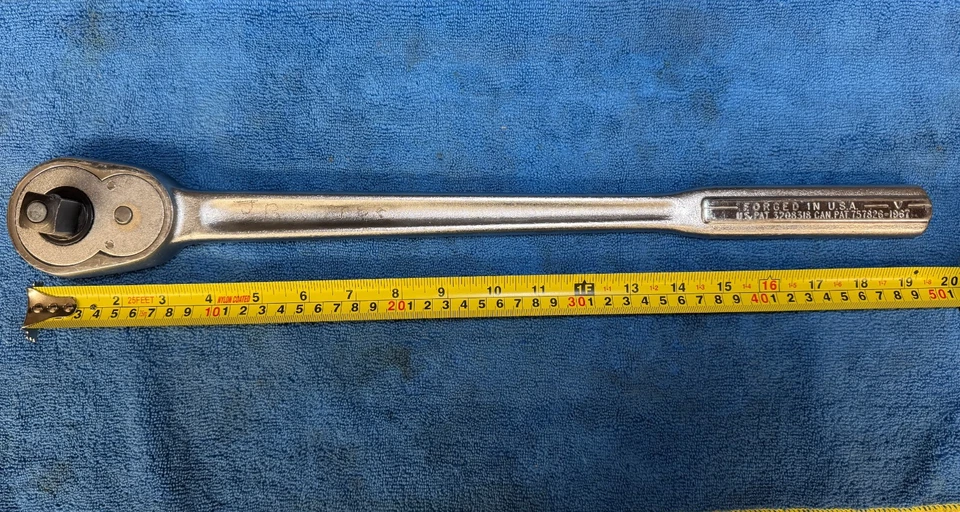 Trinquete de liberación rápida Craftsman USA -V-, 3/4 PULGADAS, ligeramente usado. Foto 1 de 3