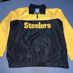 Chaqueta Pullover G-III NFL Pittsburgh Steelers 1/4 Cremallera Ligera Para Hombre XL Negra -4173 - Imagen 1 de 18
