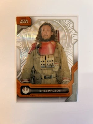 TOPPS STAR WARS HIGH TEK 2024 BAZE MALBUS  THRONE ROOM #10. - Image 1 of 2
