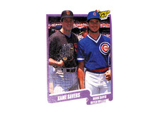 1990 Fleer Super Star Baseball Card # 631 Davis, Williams