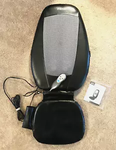 HoMedics Shiatsu Deep Massage Pillow Cushion Seat Black and Grey with Remote - Picture 1 of 6