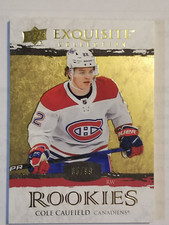2021-22 Upper Deck Black Diamond Cole Caufield Rookie GOLD Exquisite #d /99 SSP