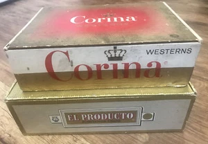 Vintage El Producto Finos/Corina Zigarrenkiste Konvolut 2 Schachteln - Bild 1 von 9