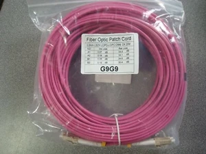 20 m LC/PC-LC/PC Duplex OM4 Multimode 3,0 mm LWL Patchkabel - Bild 1 von 3