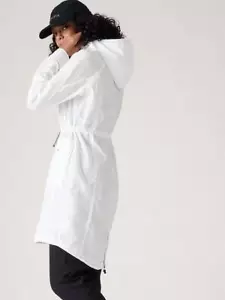 NWOT Athleta Everyday Anorak Lightweight Long Wind Raincoat w Hood SM - Picture 1 of 6