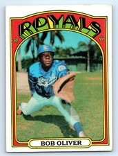 1972 Topps #57 Bob Oliver   Kansas City Royals