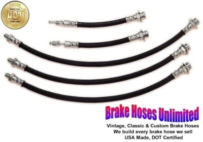 BRAKE HOSE SET Packard Hawk, Series 58LS - 1958, with Power Brakes - Image 1 of 2