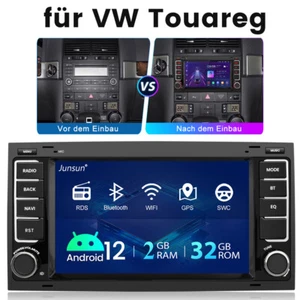 2+32G Android Autoradio Für VW Touareg T5 Multivan Transporter GPS Navi SWC WIFI - Bild 1 von 12