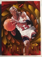 1996-97 SkyBox Z-Force Michael Jordan 'Vortex' Embossed Insert #5