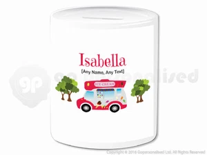 Personalised Gift Ice Cream Van Money Box Cone Scoop Driver Vendor Present #3 - Picture 1 of 4