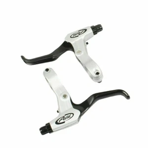 2x Avid FR5 - Brake Lever Silver PAIR of Levers Silver / Black - Picture 1 of 3