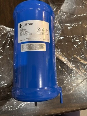 Henry Liquid Receiver S-8064 Kk Danfoss 119-8191A  3/8" ODS x 1"R/L 450 PSIG NEW - Image 1 of 4