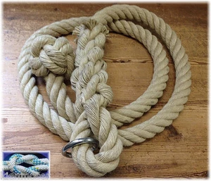 Klettertau 1,9 Meter POLYHANF 40mm Hangelseil_Kletterseil, Turnseil, Fitnesstau - Bild 1 von 1