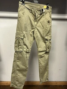 Pantalone Cargo Uomo Displaj Tascone Estivo regular fit comodo elasticizzato - Picture 1 of 6