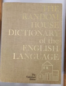 Random House Dictionary of the English Language 1967 HUGE BOOK! Like New Condit - Picture 1 of 3