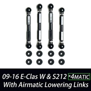 For 2010-16 MERCEDES BENZ E 550 ADJUSTABLE LOWERING LINKS SUSPENSION KIT 4MATIC - Picture 1 of 9