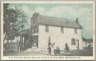 DANIELSVILLE PA GAS STATION HERMAN'S GENERAL STORE POST OFFICE ANTIQUE POSTCARD