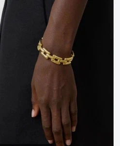 Lie Studio Freya Armband Messing vergoldet 18 Karat Gold Neu - Bild 1 von 10