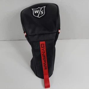 Wilson WS Golf DynaPwr Driver Wood Head Cover Black Red - Picture 1 of 4
