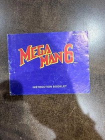 Mega Man 6 Nintendo NES Manual Only!
