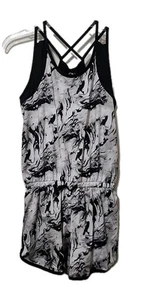 Girl's- Athletic Works-Romper- Black & White- Size: XL (14/16) - Picture 1 of 12