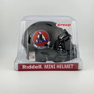 Mini casco de fútbol americano Air Force Falcons Riddell Speed - 63rd Fighter Squadron - Imagen 1 de 5