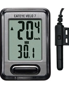 CATEYE Velo 7 Wired Bike Computer CC-VL52 - Picture 1 of 8