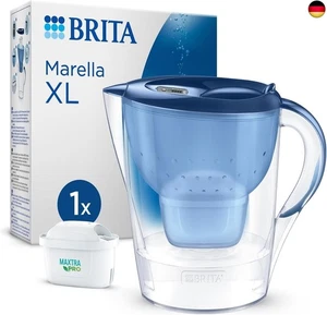 BRITA Water Filter Jug Marella XL Blue (3.5 L) Including 1x Maxtra Pro All-in-1 - Bild 1 von 9