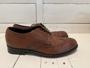 Brooks Brothers 1818 Budapester Oxford Schuhe 11,5 Made in Italy Braun Leder - Bild 1 von 9
