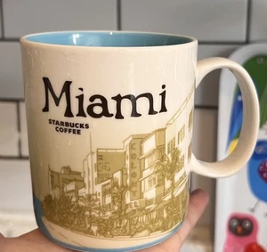 Tazza tazza Starbucks Miami USA Global Icon Series 16 oz - Foto 1 di 5