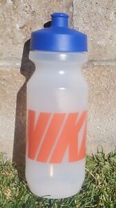 Nike Big Mouth Water Bottle 22oz Cycling Biking Gym Sports Wtr Bottle clear/Blu