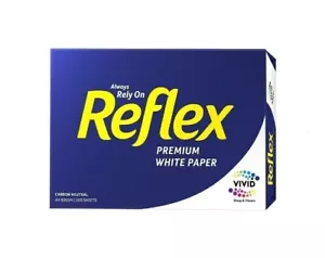 Reflex Copy Paper A4 Premium White Xerox Paper 80GSM Carbon Neutral 500 Sheets - Bild 1 von 3