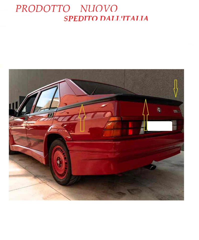 Alerón trasero 3 piezas PARA ALFA ROMEO 75 milano Eléctrico Original trasero + lateral derecho + derecho Foto 1 de 1