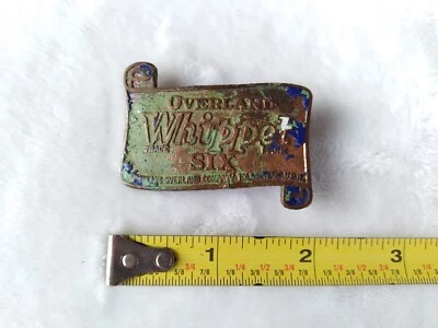 Overland Whippet Six Radiator Badge Foto 1 de 4