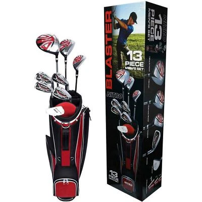 Nitro Men Golf Club Set 13 Pieces, Right Handed Titanium Complete Clubs With Bag - Image 1 of 4