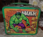 Vintage Aladdin Incredible Hulk Lunch Box  1978 Marvel Comics Metal No Thermos