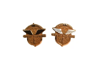 TWO Gold Filled (1/10 10K) 5 & 10 Years of Service Lapel Pins City of Riverside - Picture 1 of 2